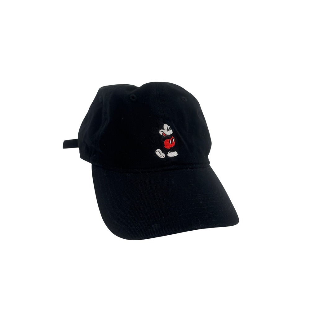 Disney Mickey Mouse Embroidered Black Baseball Cap Dad Hat Strapback‎ GMC12140